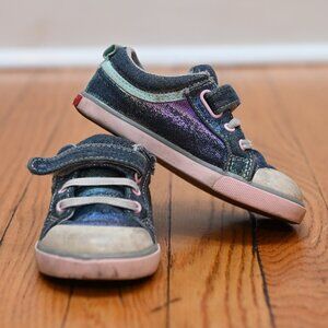 See Kai Run Kristin Sneaker Rainbow Shimmer - Size 9